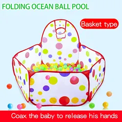 Children's ocean ball pool with basketball basket Bobo pool toy 0.9M (excluding ball)