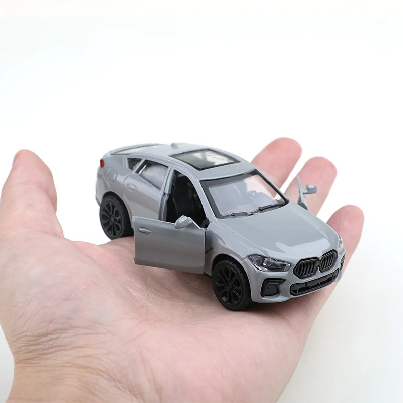 (Verpackt) 1/43 Maßstab Replik X7 SUV Kinderspielzeugauto, Druckguss-Metall, Jungenspielzeug, Taschen-Spielzeugauto mit Rückziehfunktion – Detail 1