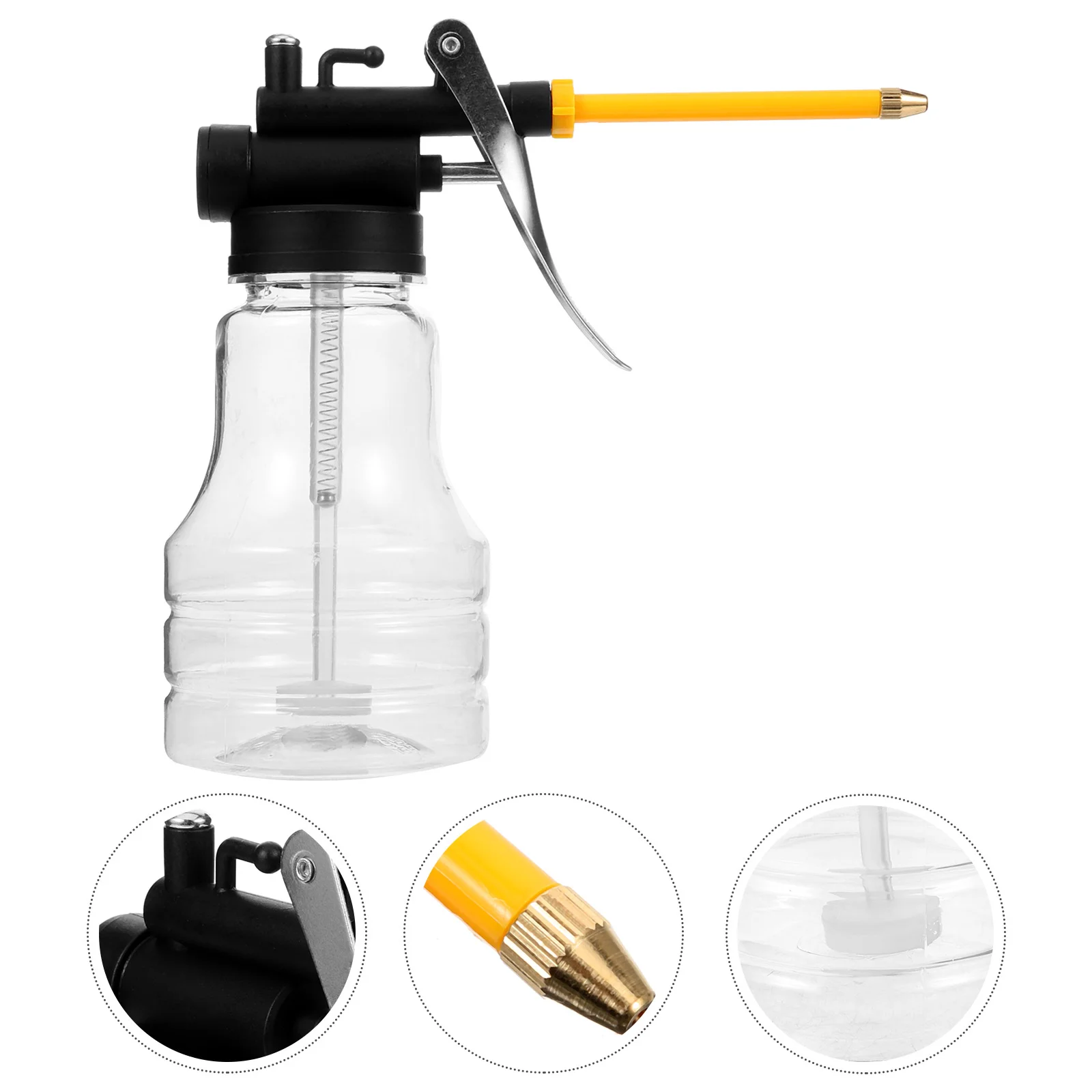 

Oiler Car Lubrication Container Automotive Vehicle Pump Metal Motor Dispenser Pot Plastic Bottle