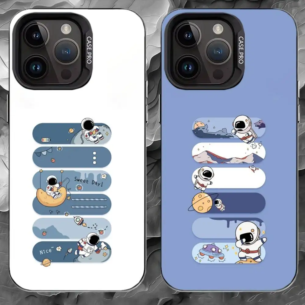

Q-Q cartoon collage style Phone Case For iPhone 17 16 15 14 13 12 11 Pro Max Plus Silver Matte Black Cover