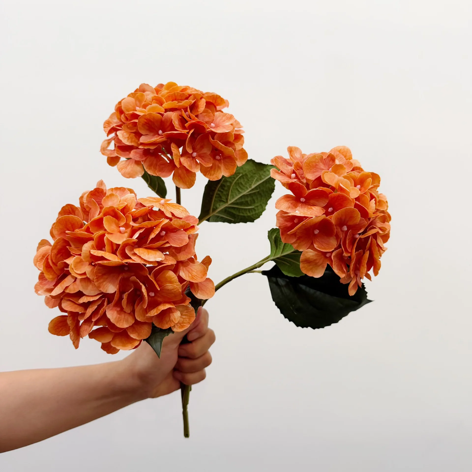 4 Stück Feuchtigkeitsspendende Latex-Hortensien, Künstliche Blumen mit Echtem Touch, Hochzeitstisch-Blumenarrangement, Party- und Heimdekoration, Blumenstrauß – Detail 18