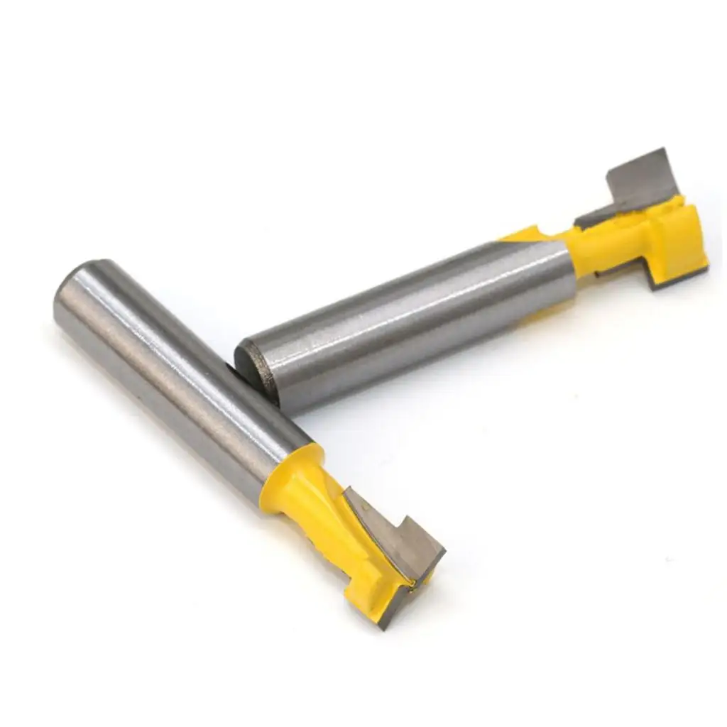 

Woodworking Tool Carbide T Slot Router Cutter High Hardness Slotting Bit for Router for Wood Plastic
