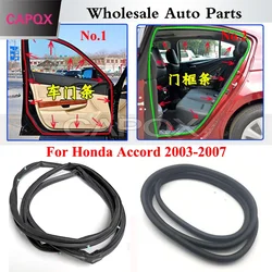 CAPQX For Honda Accord 2003-2007 Car Door Frame Sealing Strip Soundproof Waterproof Door Edge Strip Dustproof Rubber Strip