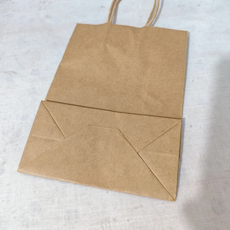 Craft Paper Gift Bag with Handle Party Valentine\'s Day Wedding Birthday Gift Candy Bag Shopping packing Bag Paper Handbag