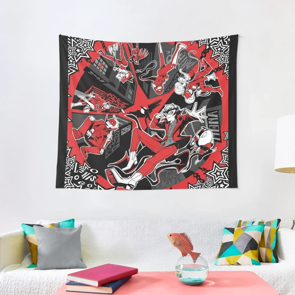 

Take Your Heart - Persona 5 Tapestry Room Decor Aesthetic Kawaii Room Decor Tapete For The Wall Tapestry