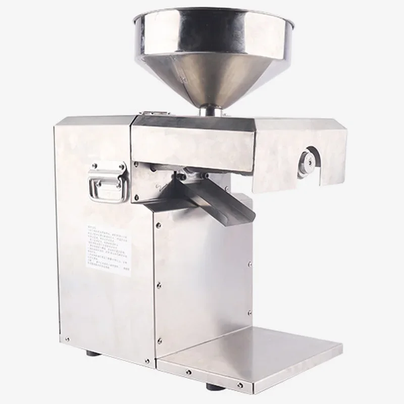 Small Stainless Steel Oil Press Machine Automatic Cold Hot Press Peanut Sesame Rapeseed Oil Extractor for Home Use