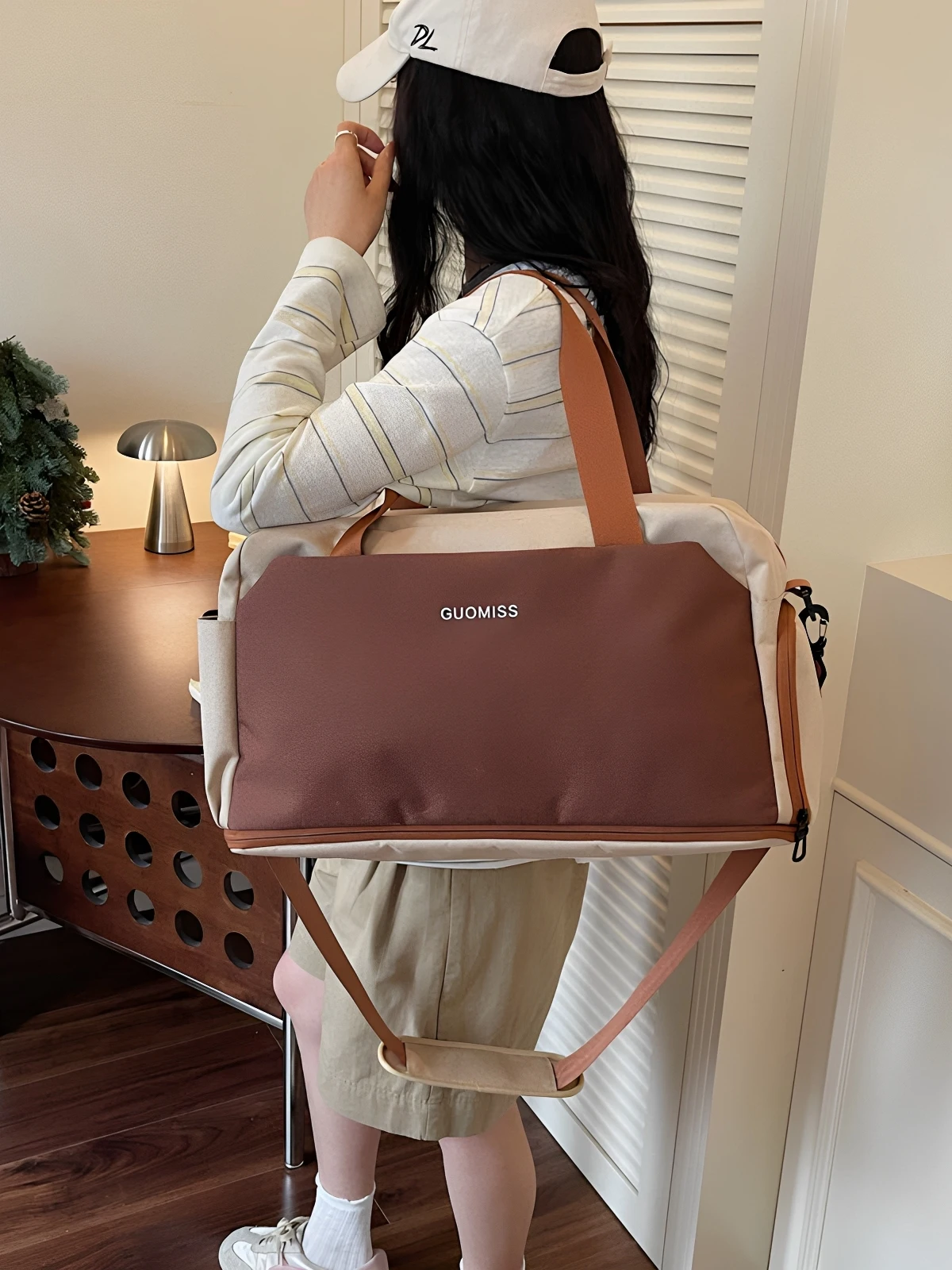 large-capacity-women's-travel-bag-handheld-fitness-bag-maternity-bag-short-trip-commuting-travel-single-shoulder-bag