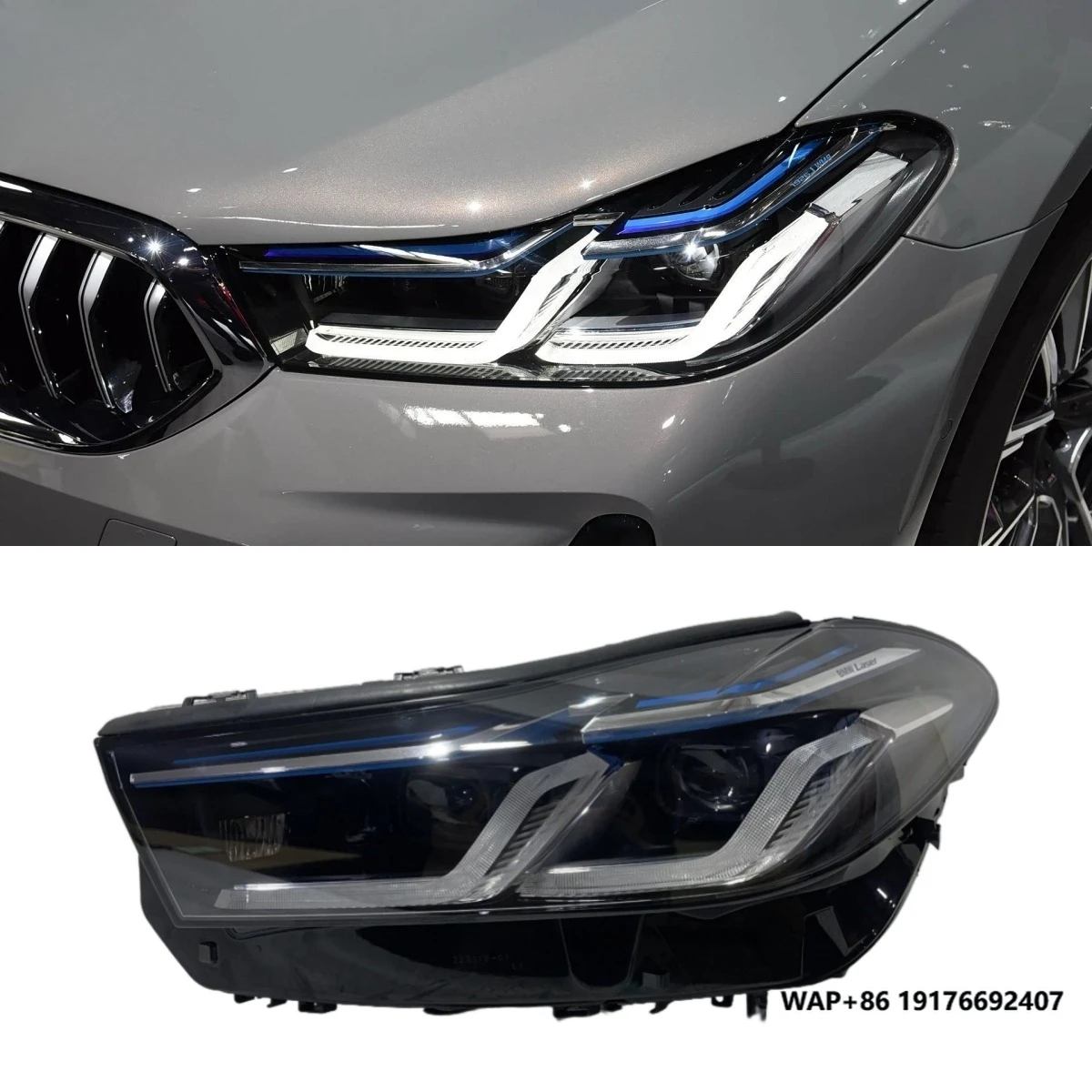 

For ’BMW G32 ’Laser LCI Headlights 2021-2024 ‘BMW 6 Series GT 630d 640i 630i Original Headlamp LED Daytime Running Lights