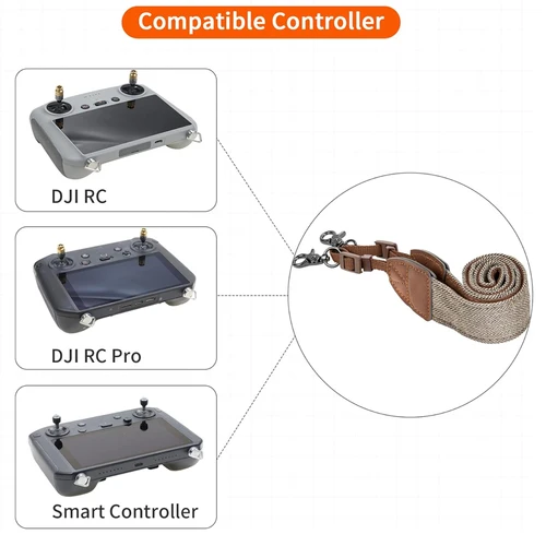 Imagen 2 del producto Para DJI Mini 3/4 Pro AIR 3 Air 3S/2S correa para el cuello cordón para NEO FLIP MAVIC 3 PRO DJI RC 2 control remoto Drone Accesorios