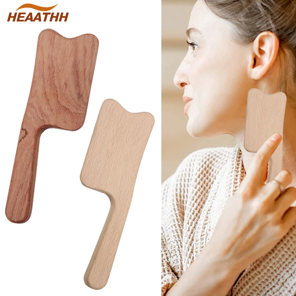 

Wooden Massage Scraping Board Lymphatic Drainage Massager Wood Therapy Lymphatic Drainage Tool Anti Cellulite Muscle Pain Relief