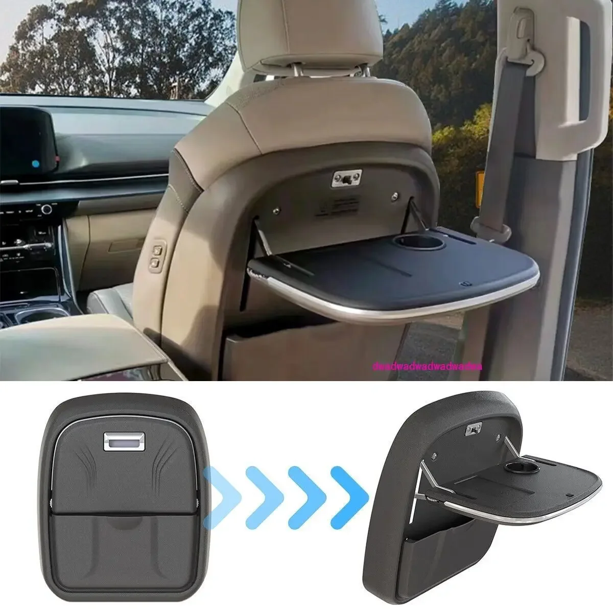 

Car Folding Rear Seat Table Tray Click And Work For Kia Carnival 2022 2023 2024