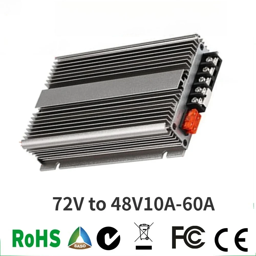 72v to 48v 56v 60v 64v 70v 72v 88v 10A-60A DC DC Step Down Power Converter Buck Converter Reducer With ACC RoHS High Quality