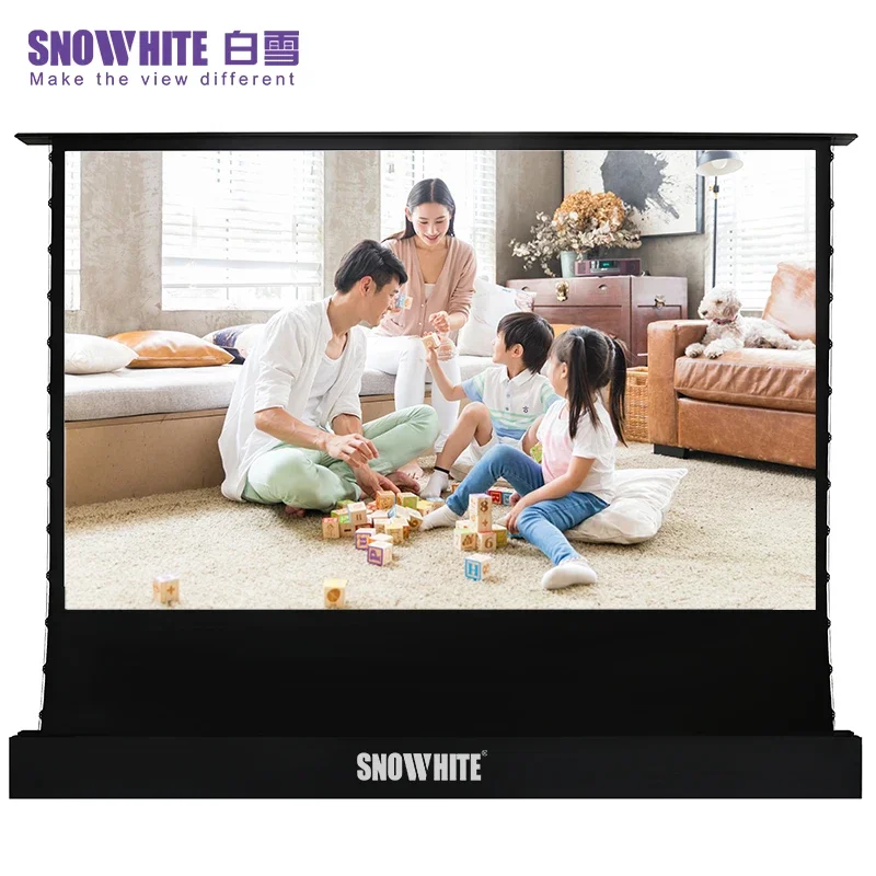 Schermo del proiettore da pavimento a pressione d'aria SNOWHITE 16:9