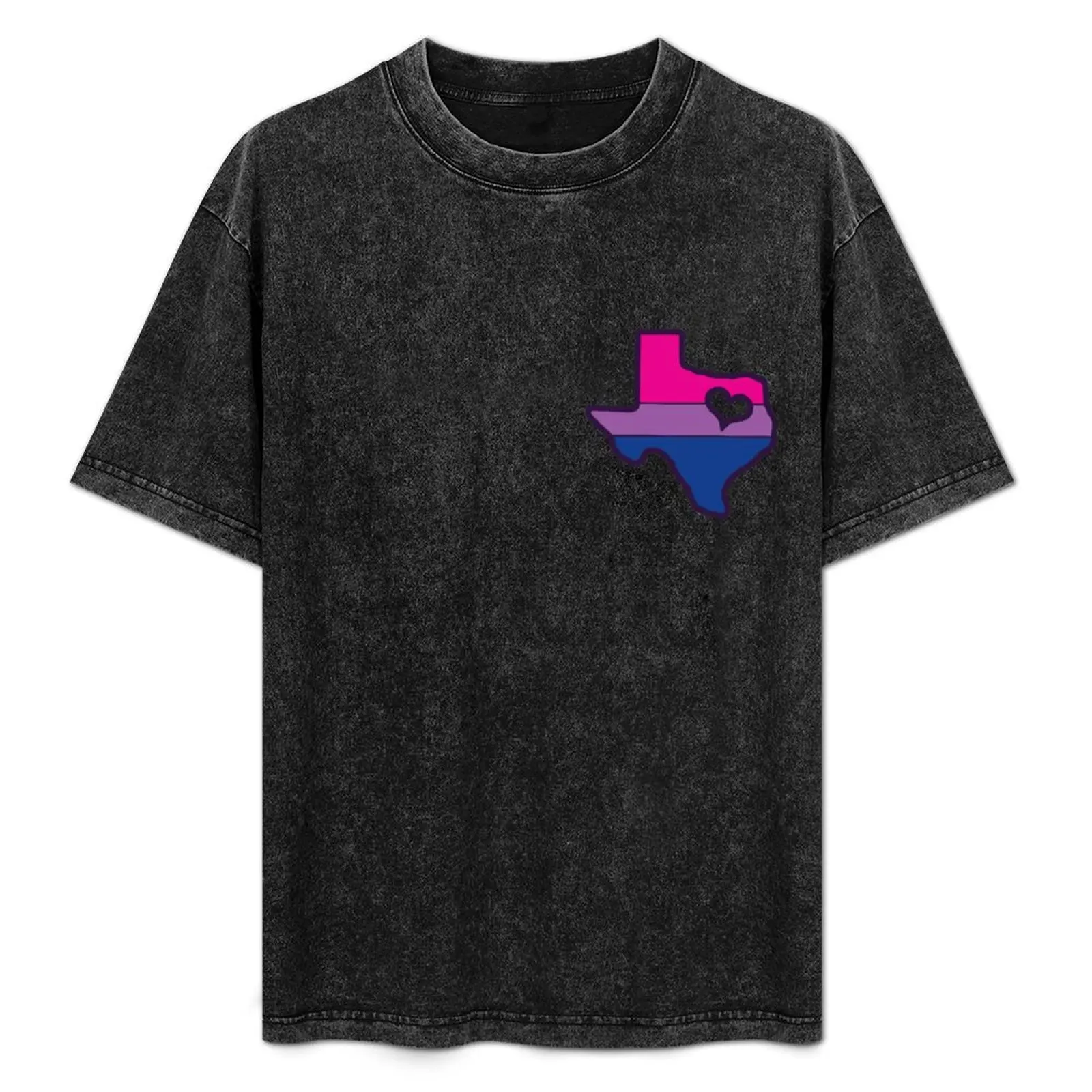 

Bi Texas Pride T-Shirt Breathable Sportswear T-Shirt for Men