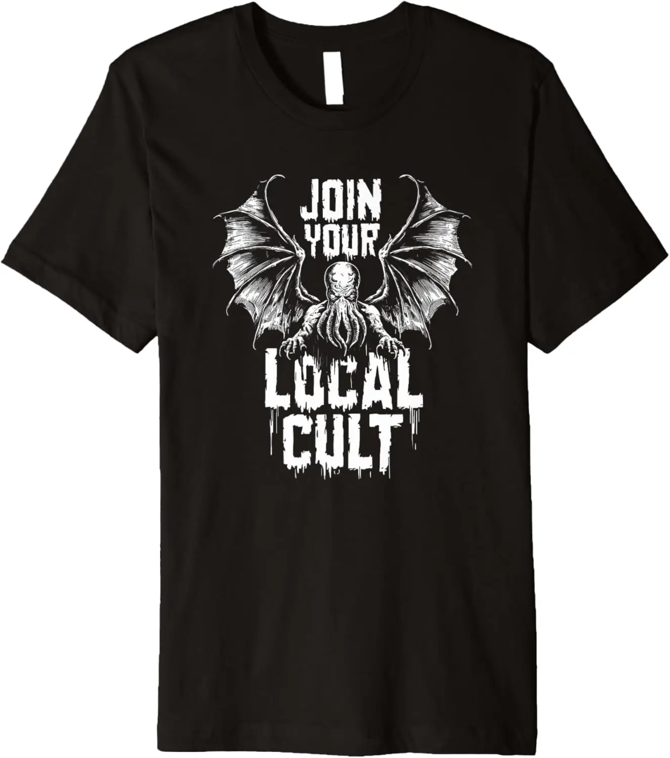 Cthulhu Join Your Local Cult, Vintage Cosmic Horror Cthulhu Premium T-Shirt