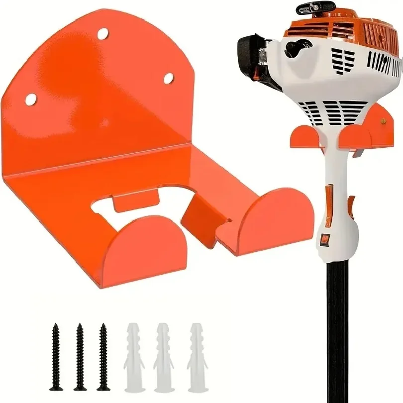 Garage Organizer Trimmer Rack Garden Power Tool Hanger Weed Whackers Holder Wall Mounted For Grass Trimmer Hedge Garden Tool New