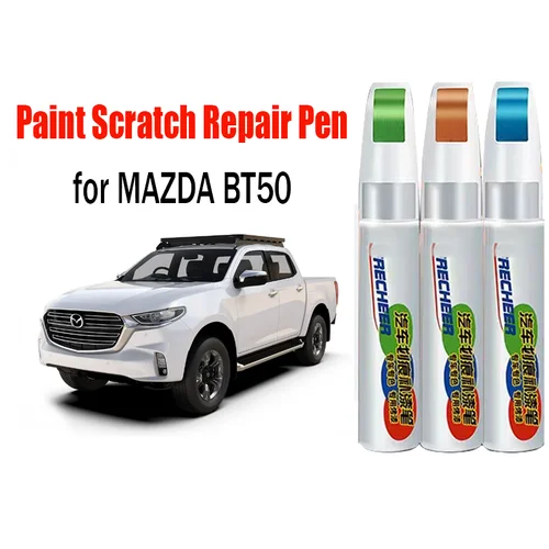 Bolígrafo de pintura para coche, bolígrafo de pintura de retoque para reparación de arañazos para MAZDA BT50, eliminador de arañazos, accesorios para el cuidado de la pintura del coche