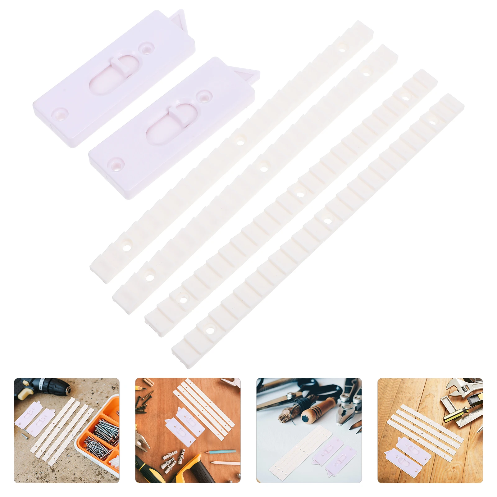 

2pcs Folding Window Lifter Replacement White Plastic Tilt Latch Spring Loaded Lock Snap- Space Saving Secure Locking