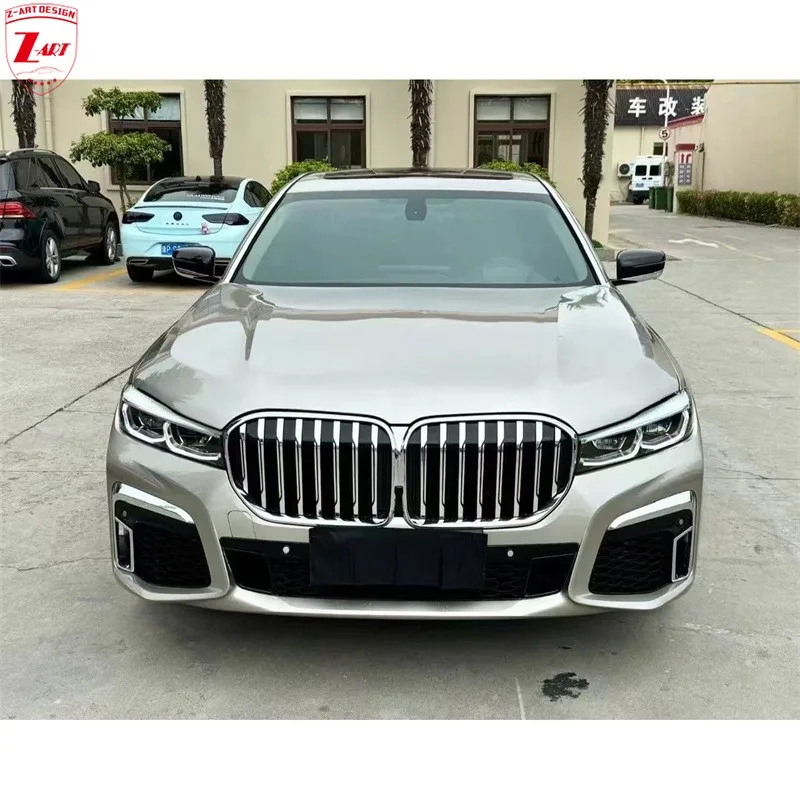 Z-ART Old To New Facelift For BMW F01 F02 To G11 G12 Bumper Body Kit For BMW 7 Series 2009-2015 Cut Less Kit Upgrade Tuning Kit