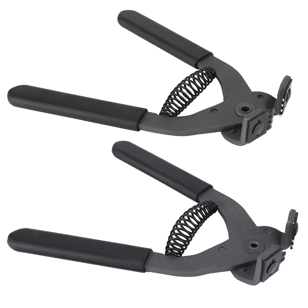 Pince silencieuse portative en acier au carbone de 17cm, outil de poinçonnage de trous d'artisanat du cuir de 4mm