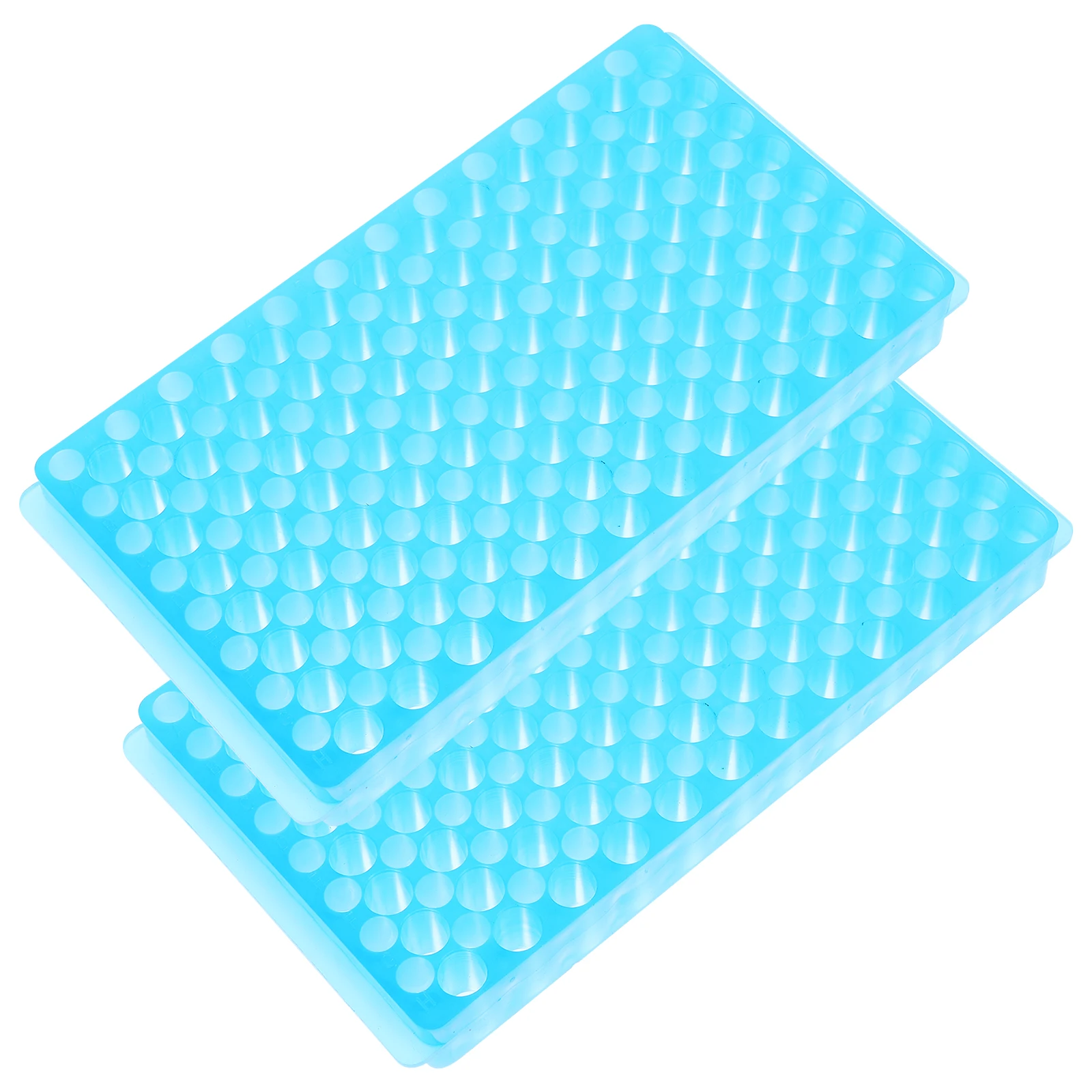 

2 Pcs Tube Rack Centrifugal Test Tubes Stand Lab Holder Plastic Storage