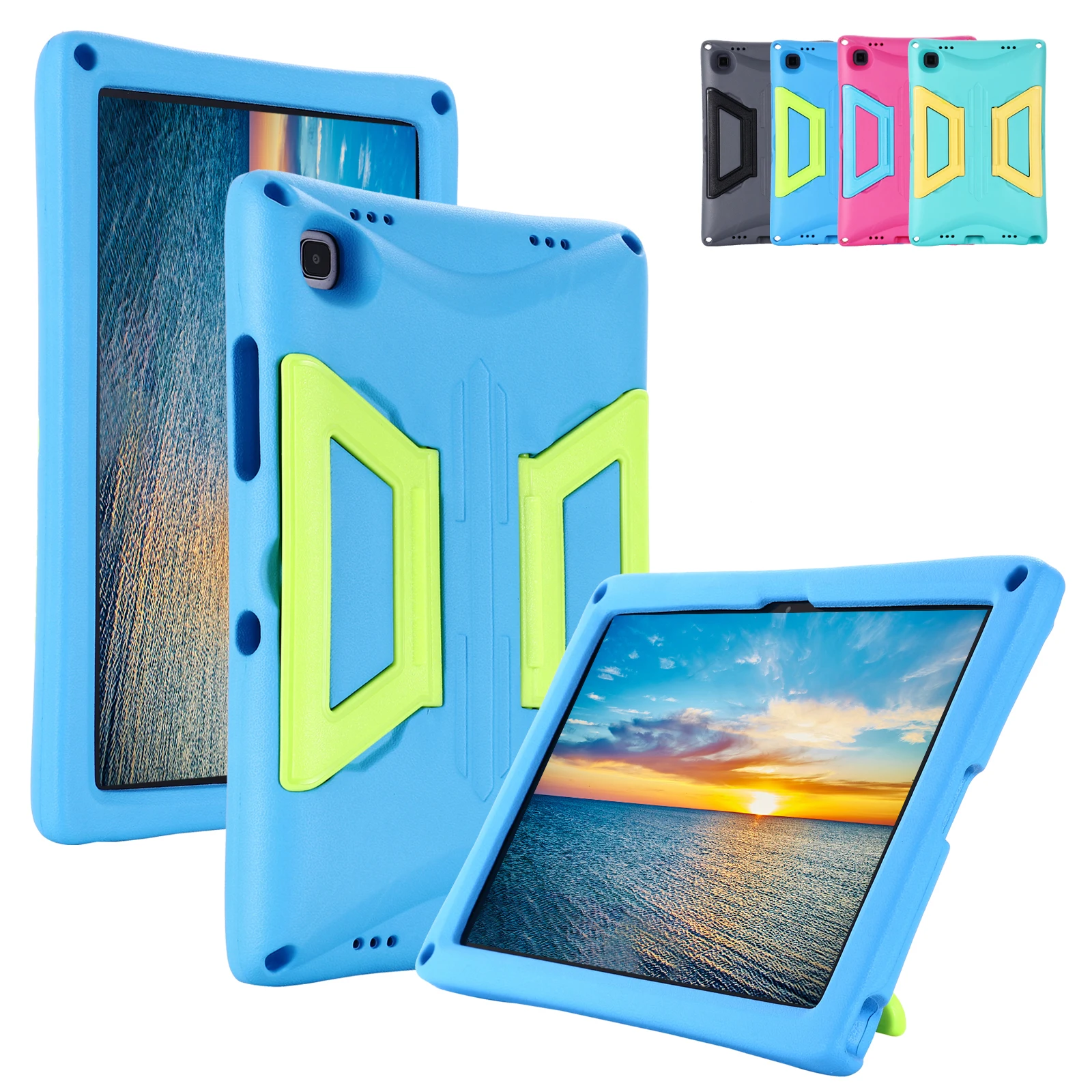 

Cartoon Airplane Tablet Case for Samsung Galaxy Tab A7 10.4 T509 T500 T505 T507 Case Stand Back Funda for Galaxy Tab A7 Lite 8.7