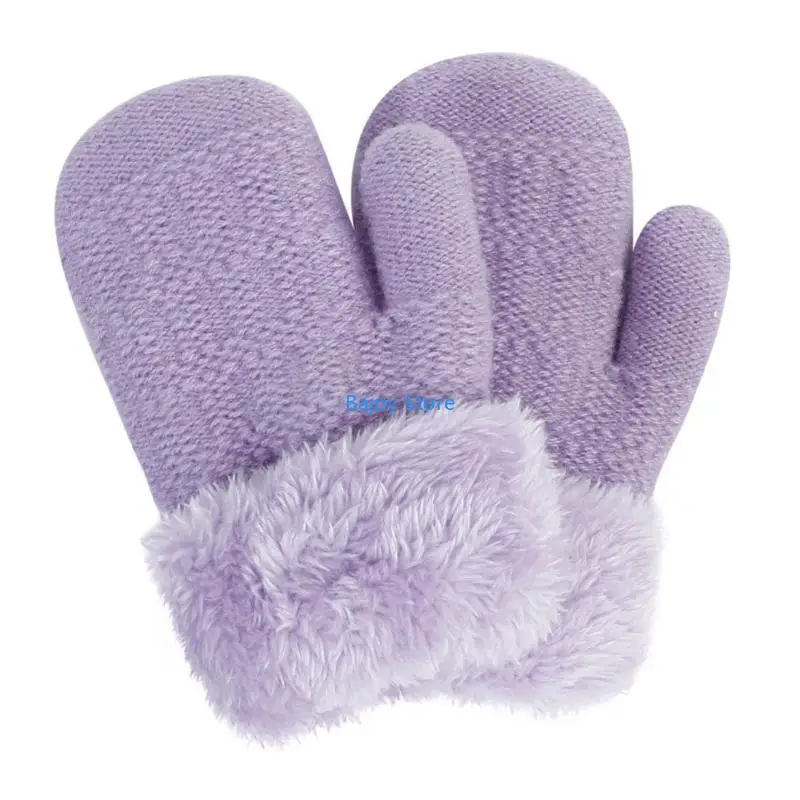 

63HE Toddler’s Gloves Cozy Winter Mittens Universal Size Gloves Windproof Winter Wear