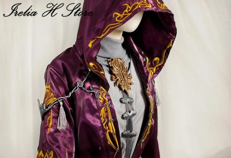 Irelia H 맞춤형 사이즈 제작 FF14 파이널 판타지 XIV 크립틀러커 코스프레 로브, 코스튬 할로윈 의상