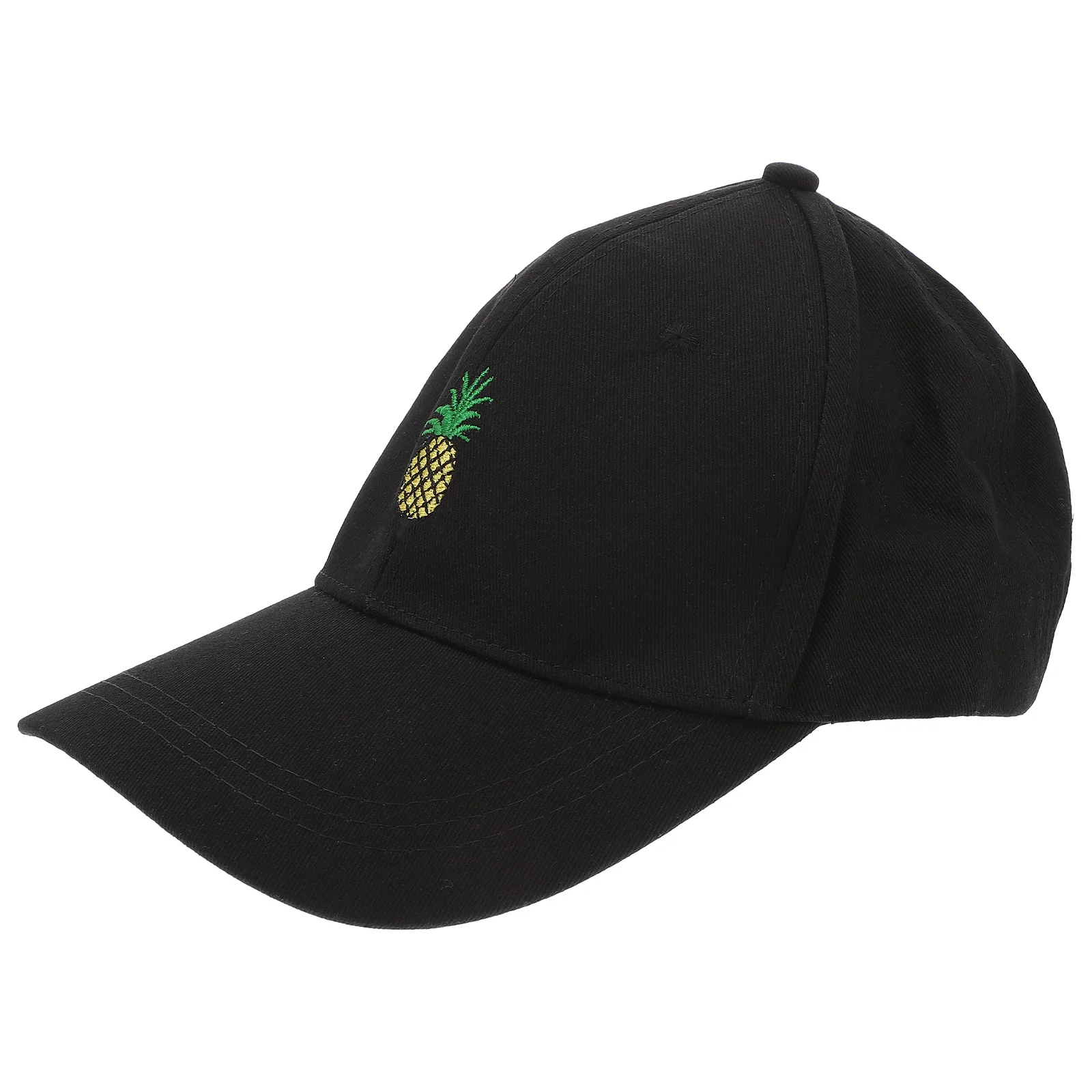 

Embroidered Baseball Cap Pre-curved Bill Hat Pineapple Peaked Sun Delicate Workmanship Unisex