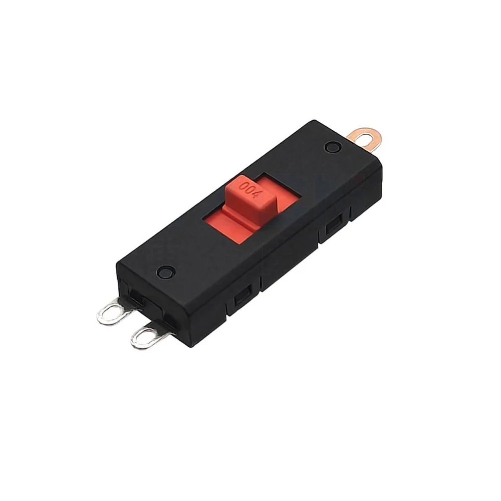 5PCS High Power Slide Switch Red Handle 2 Position 3 Pin 10A 250V AC Toggle Switch for Hair Dryer Electric Cooker