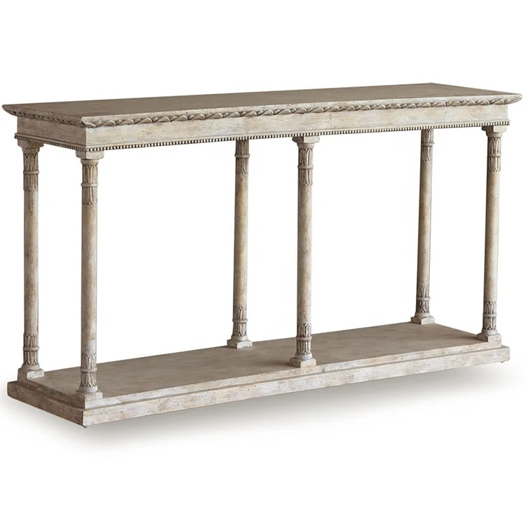 

/Custom-made French Vintage Living Room Furniture Entryway Hallway Sofa Narrow Console Table Wood