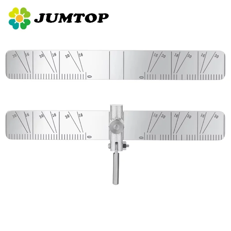 

JUMTOP Dental Implant Locating Guide Surgical Planting Positioning Locator Angle Ruler Guage with 1 PC Extra Replace Rule