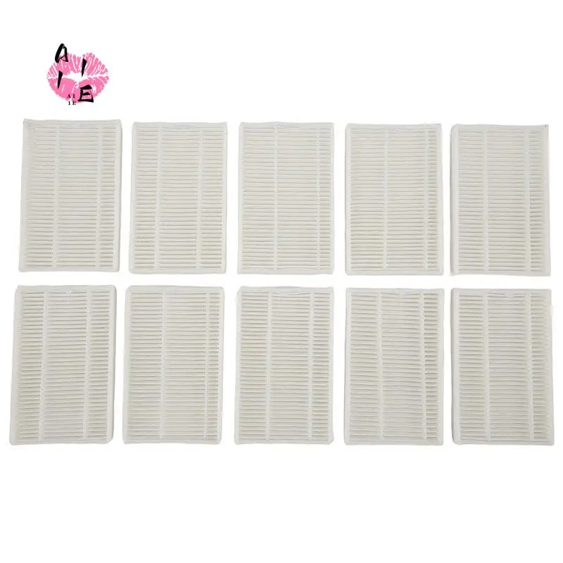A11E-10PCS For LIECTROUX C30B Robot Proscenic 800T 820S Robot Vacuum Cleaner Replace Parts HEPA Filter
