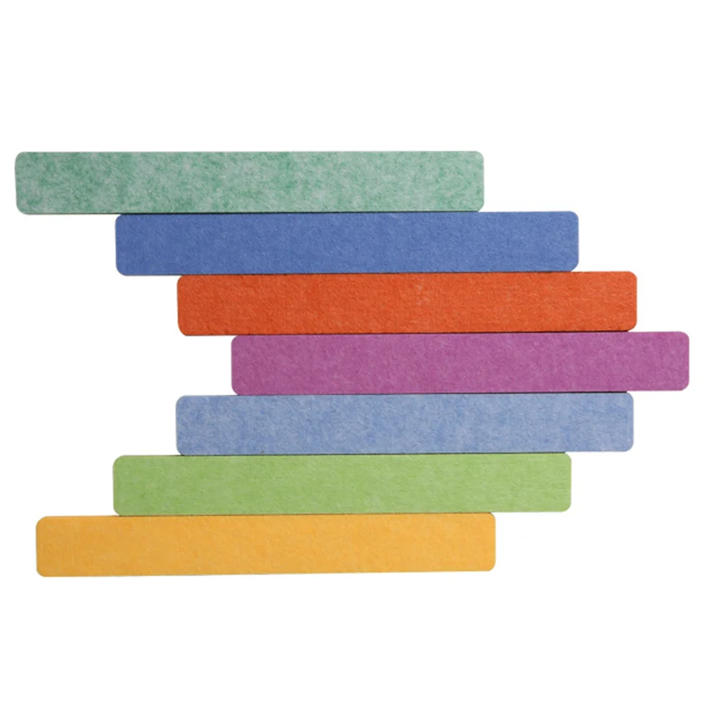 

7 Felt Bulletin Board Strips for Wall Decor Cork Pin Memo Crafts Needle Plate Bars Practical Bedroom Living Room