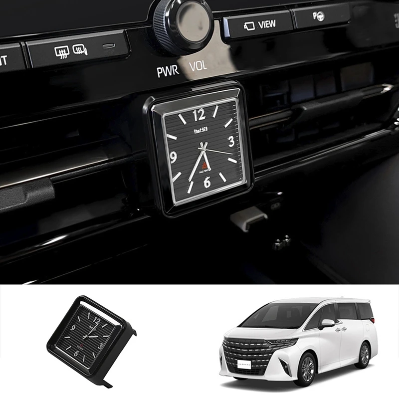 

Car Central Control Clock Car Clock Car Interior Accessories For Toyota ALPHARD/VELLFIRE 40 Series 2023