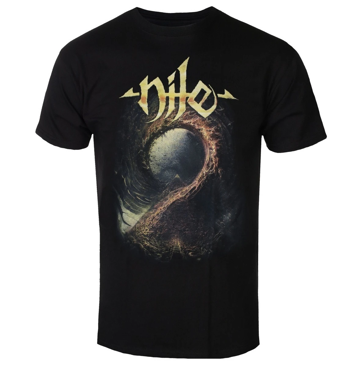 

NILE Anubis NAPALM RECORDS Peripheral Pattern Printing Summer Luxury Brand Pure Cotton Men's and Women's T-shirt Short Sleeve