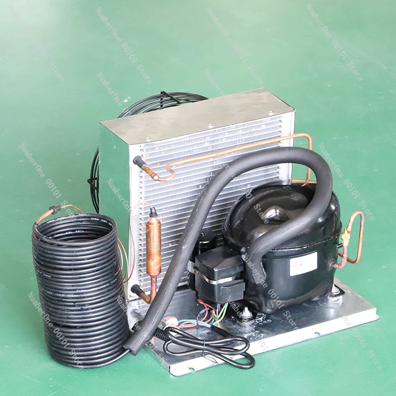 

QD30W Small Water Chiller 220V Refrigeration Circulating Water Micro Refrigeration Compressor Set Customized Diy