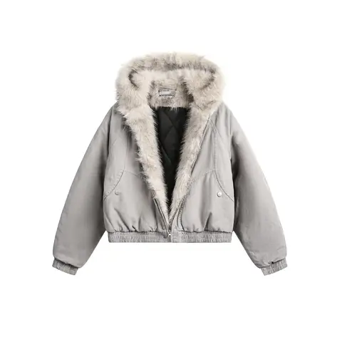 अमेरिकन हाराजुकू गर्म जैकेट पुरुषों और महिलाओं के लिए रेट्रो सरल आलीशान जैकेट नए ढीले चमड़े की मोटरसाइकिल पंक फर कॉलर जैकेट के साथ 10 best sales ठंडी जैकेट - №4