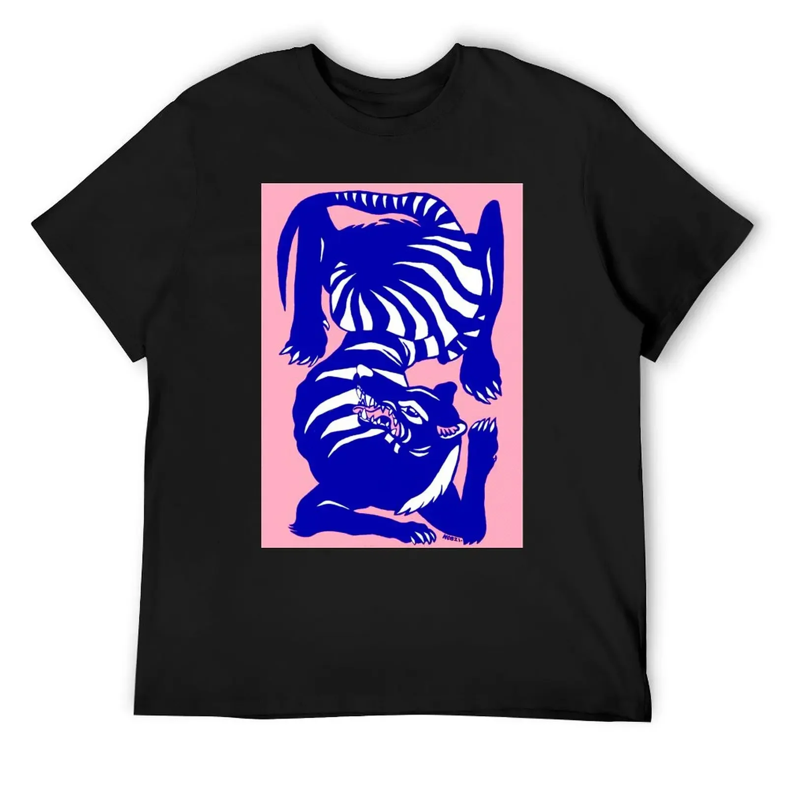 

THYLACINE PINK&BLUE T-Shirt anime t shirts summer top shirts graphic tee mens vintage t shirts
