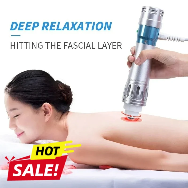 2026 المهنية 7 رؤساء موجة الصدمة مدلك شعرية الباليستية الطاقة الأنسجة العميقة جهاز العلاج الطبيعي لتخفيف آلام العضلات #2