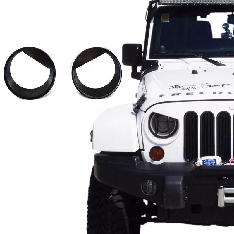 

Абажур передний в стиле ABS JK 2007-2017 Черный