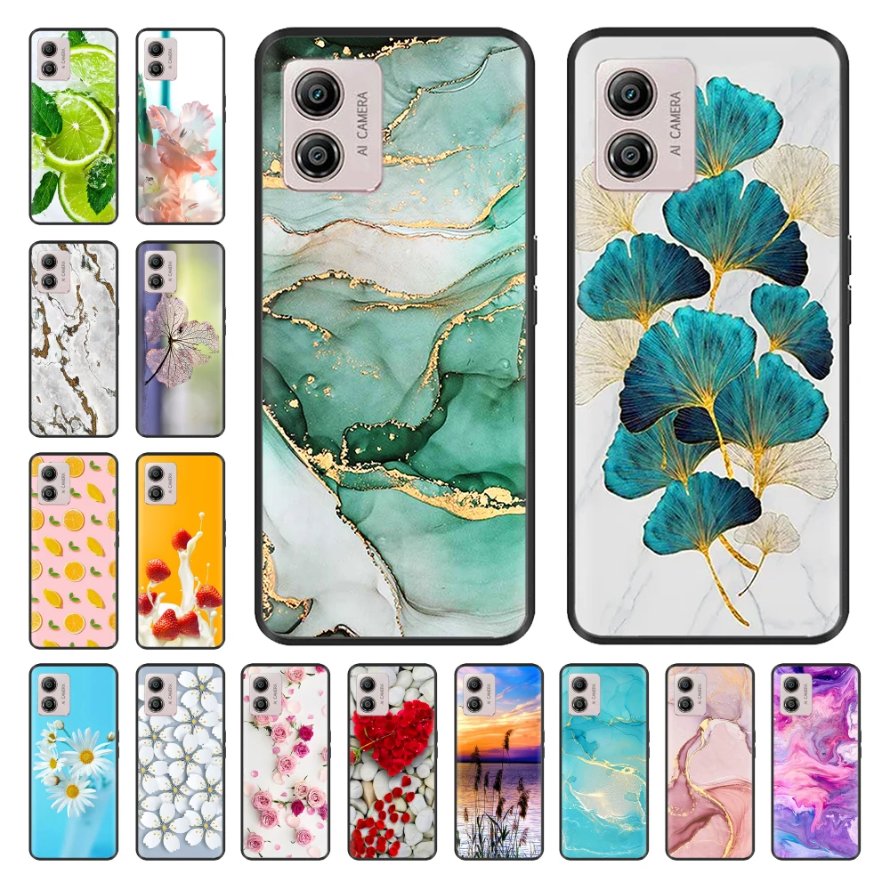 For Moto E13 Case 6.5'' Fashion Soft Silicone Back Cover for Motorola Moto E13 E 13 4G Phone Cases MotoE13 Bumper Fundas Coque