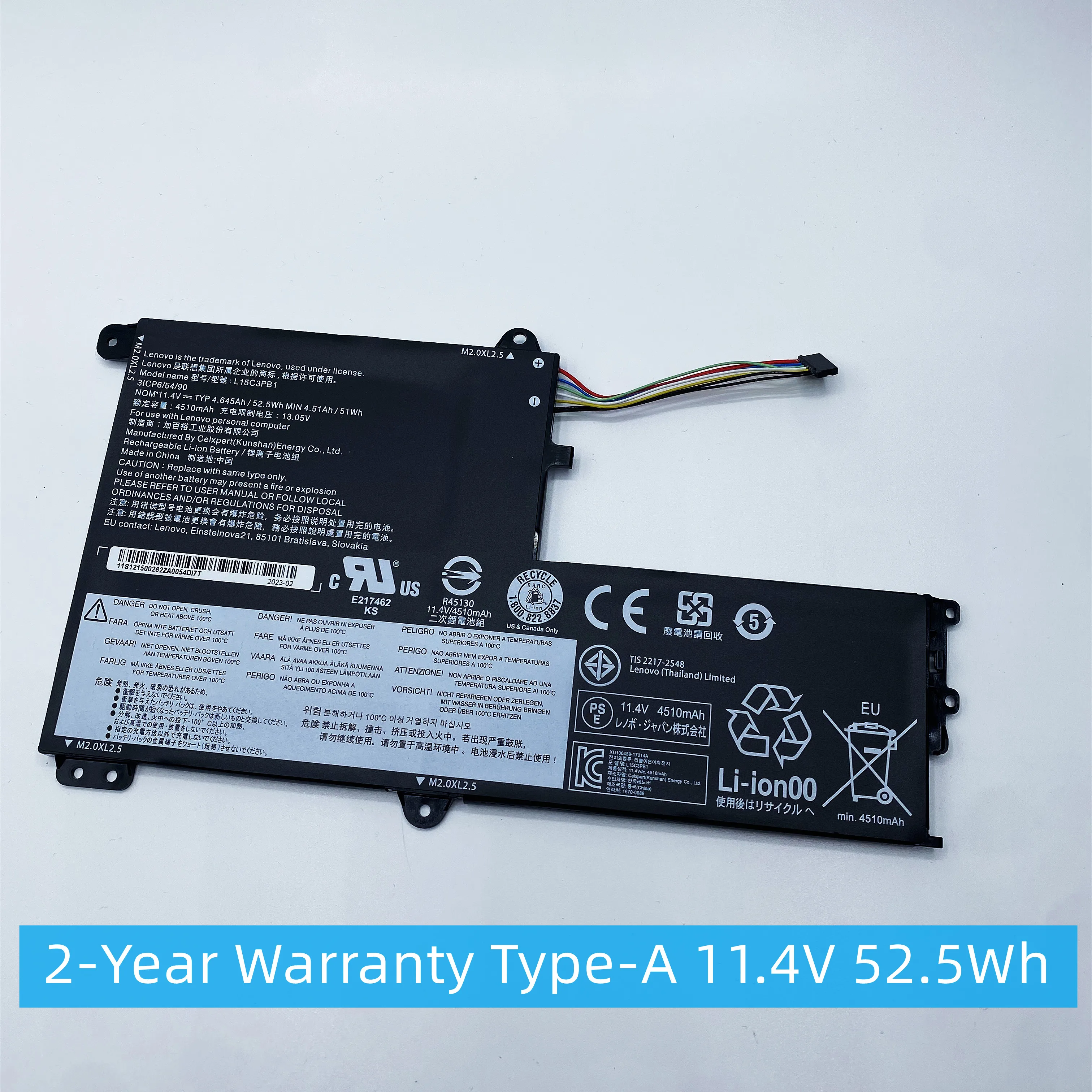 Original L15L3PB1 Laptop Battery For Lenovo IdeaPad 330S-15IKB 330S-14IKB 320S-15ISK Yoga 520-14IKB L15M3PB0 L15C3PB1 L15L3PB0