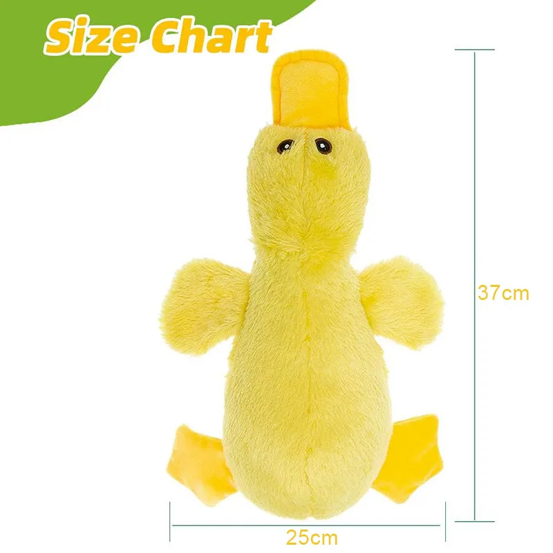 Plush Dog Toy Sound Pet Duck Toys For Small Medium Large Dogs Interactive Squeaky Puppy Training Biting Chew Toys Pet Supplies