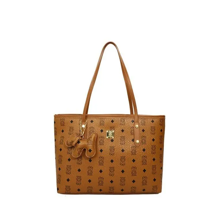 

2025 autumn 293 new PU tote bag simple leisure commuting versatile large capacity fashion trend shoulder