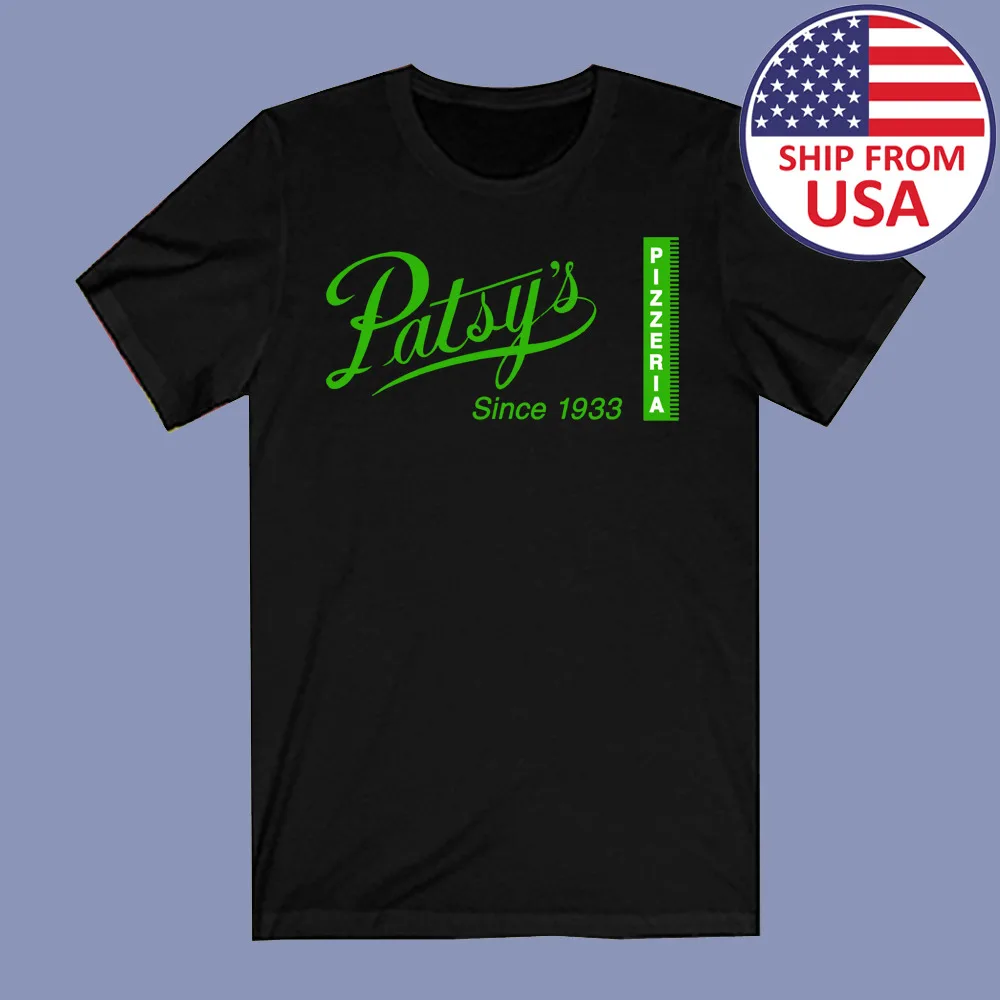 Patsy's Pizzeria The Bronx Restaurant เสื้อยืดสีดำขนาด S 3XL