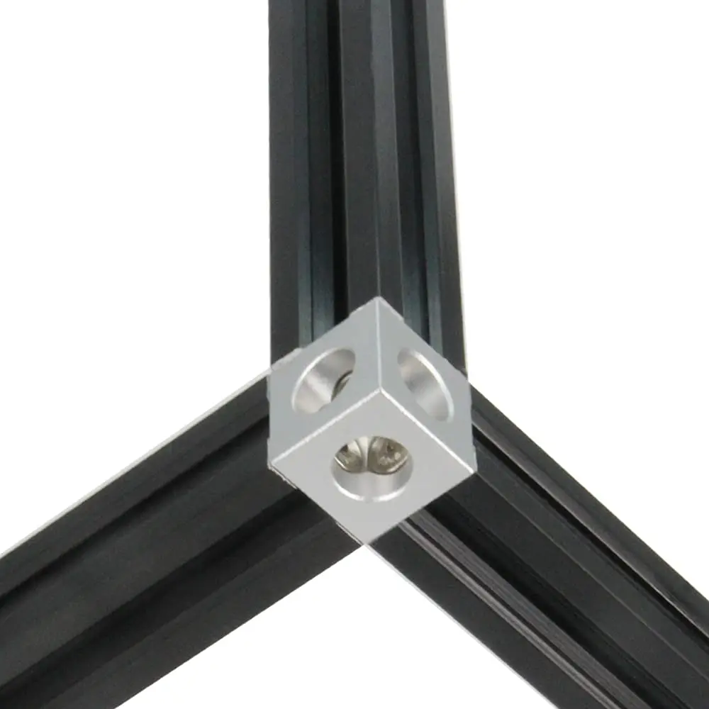 8 teile/paket 2020 Aluminium Block Cube Prisma Stecker Rad Regler Ecke für 6mm Slot Aluminium Extrusion Profil 2020 Serie – Detail 30