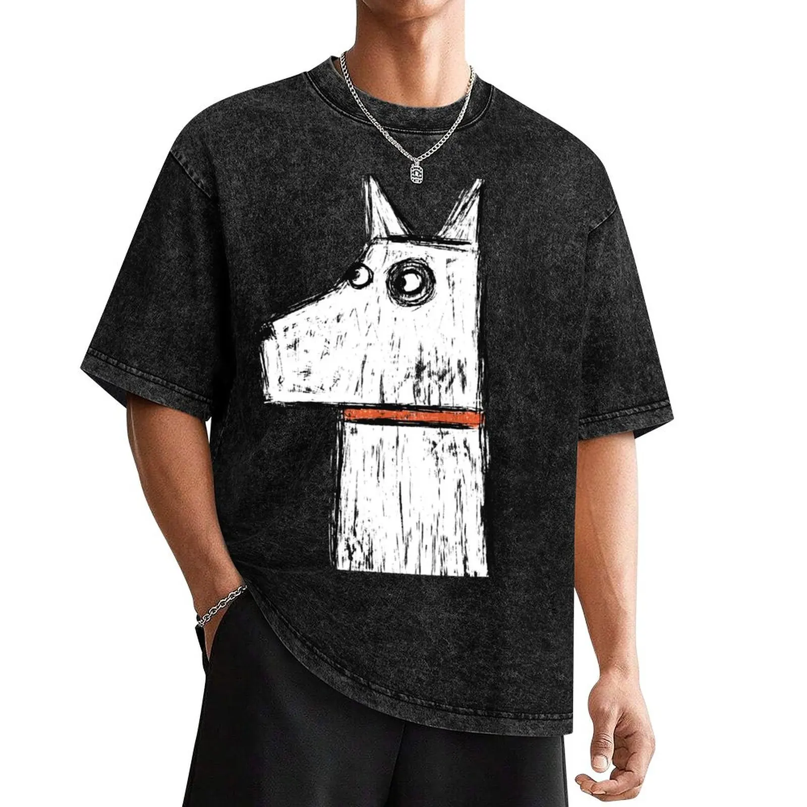 

Arthur White Dog T-Shirt animal prinfor boys plus size tops for a boy mens graphic t-shirts hip hop