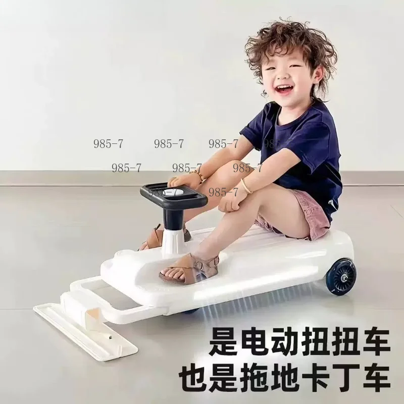 Cleaning Electric Car Trailer Mini Kart Twist Car