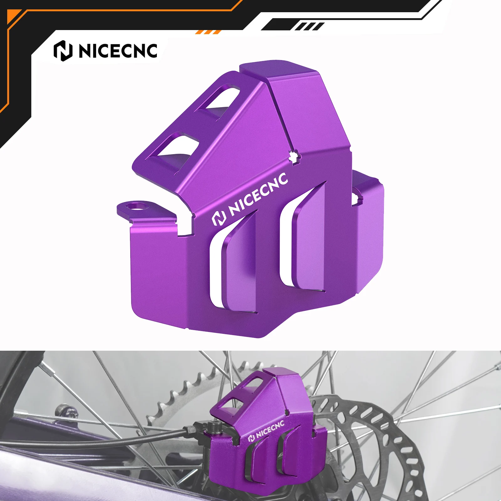 

NICECNC For Surron light bee X S L1E 2024 2025 Segway X160 X260 Sur-Ron Rear Brake Caliper Guard Protecor Electrical Motorbike